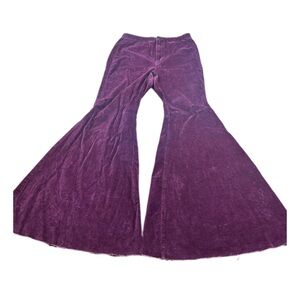 We The Free Velvet Bell Bottom Pants Size 31